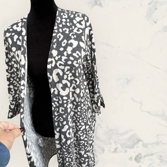 Honeyme cardigan, open front, women's size M - Picture 4 of 10